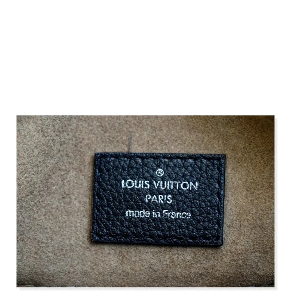 LOUIS VUITTON Babylone Monogram Mahina Leather Chain Shoulder Bag Black - Picture 11 of 12